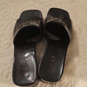Gucci Black Women's Slide Sandals